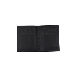 Billetera slim en cuero para hombre, color Negro