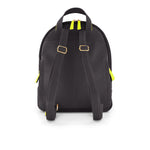 Cargar imagen en el visor de la galería, Morral en cuero para mujer color negro, posterior
